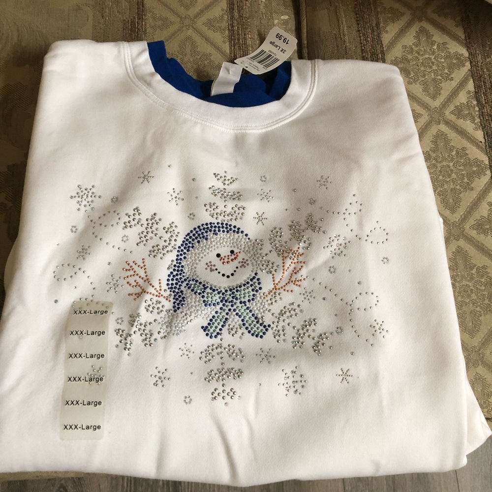 White Snowman Sweatshirt
